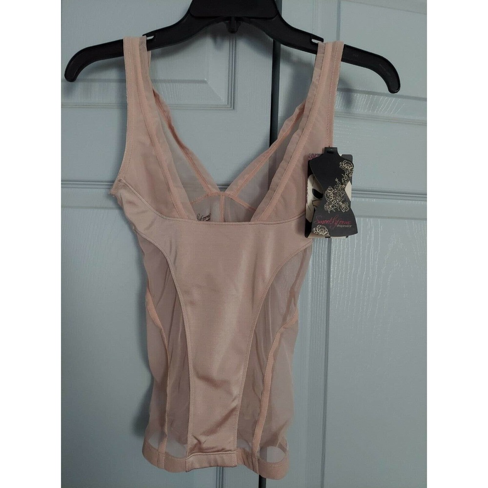 Smoothform Shapewear Sz Small W.Y.O.B Top Shaper Black Label Medium Control NWT
